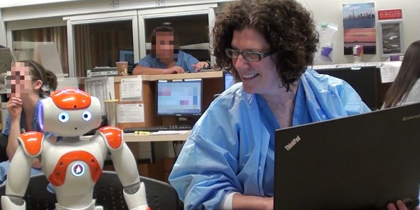 Our intelligent robot teammates help nurses to make decisions in hospitals
